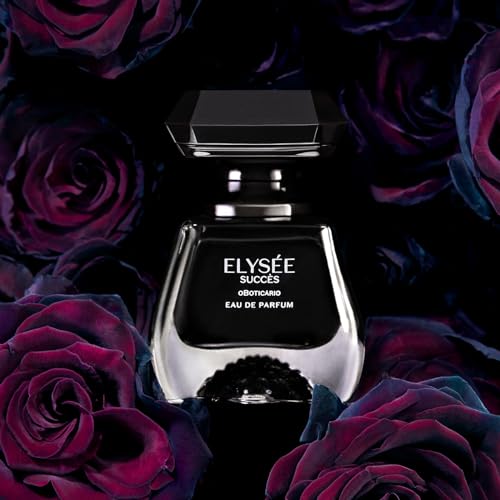 O Boticário Elysée Succès Eau de Parfum EDP Agua de Perfume Para Mujer Fragrancia Rosa Negra 50ml