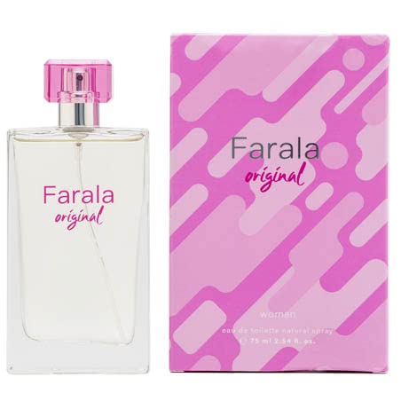 FARALA - Original 75 ml, Perfume Mujer de Larga Duración en formato Spray, Colonia Perfumada, Eau de Toilette Femenina, Floral y Fresca, Elegante y Juvenil