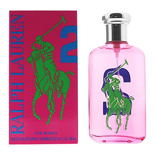 Ralph Lauren Big Pony Pink 2 Eau de Toilette Spray for Women, 100 Mililitros